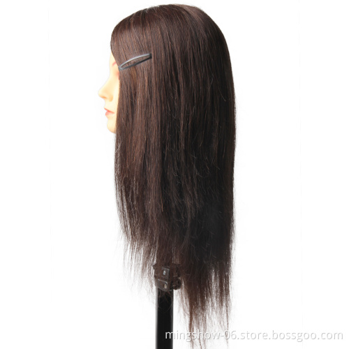 Professional heat resistant wig training mannequin head hair practice head for barber